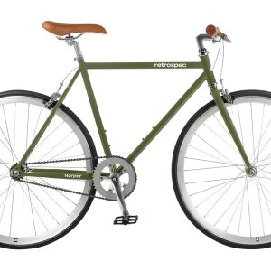 Retrospec Harper Fixie Fiets - Olive